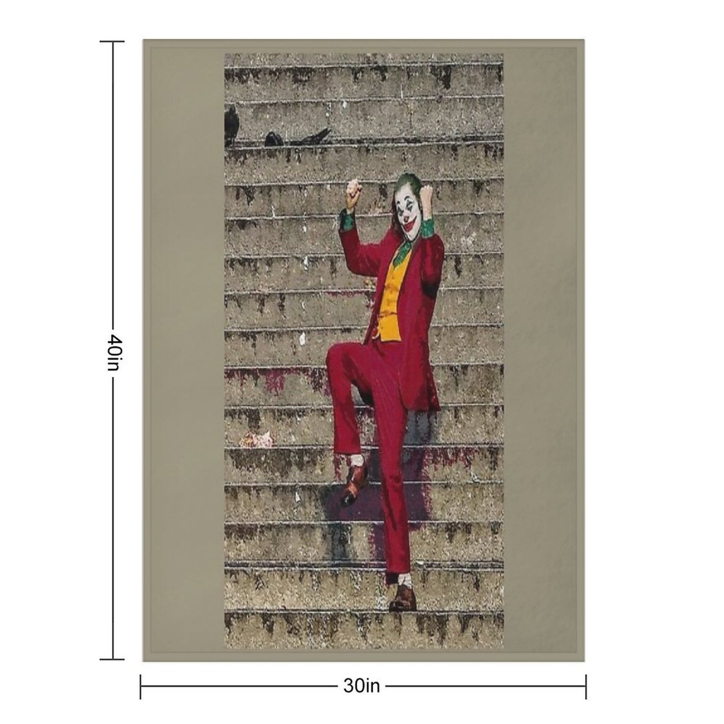 Joker Dance Throw Blanket