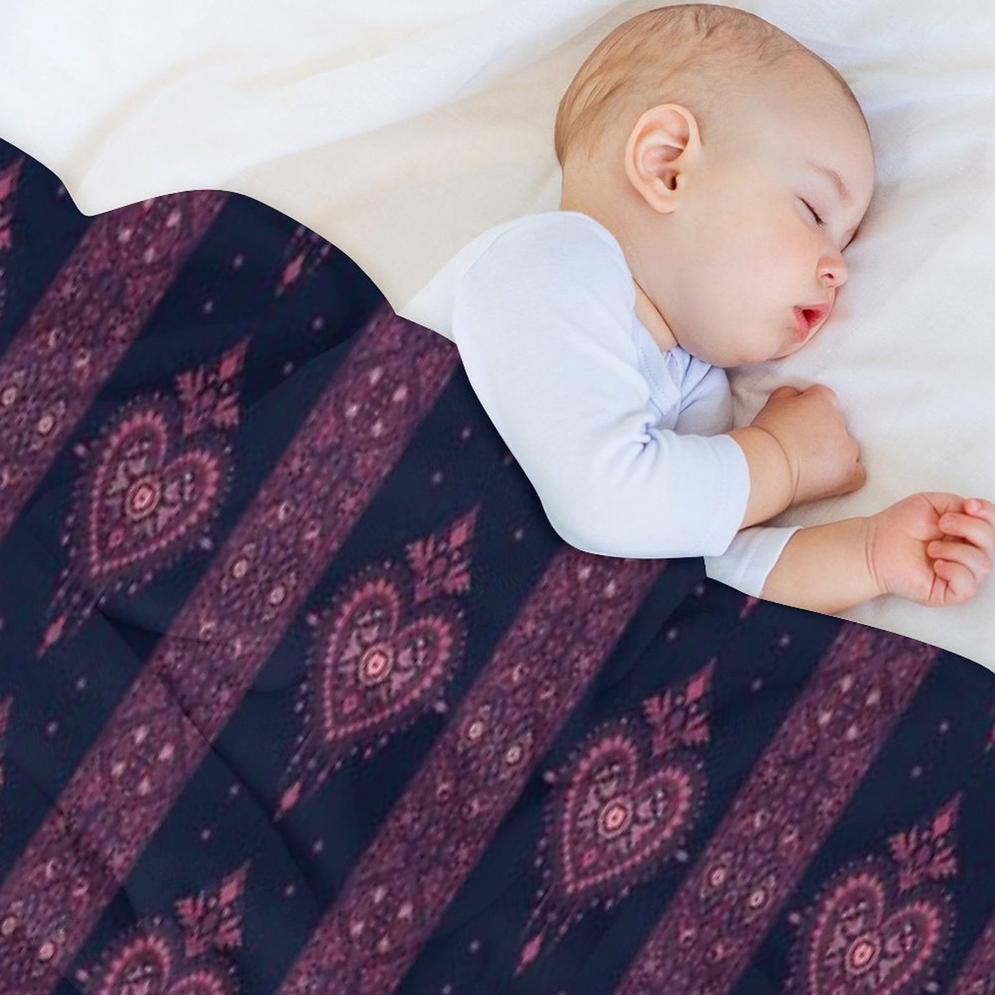 Bohemian Heart Throw Blanket