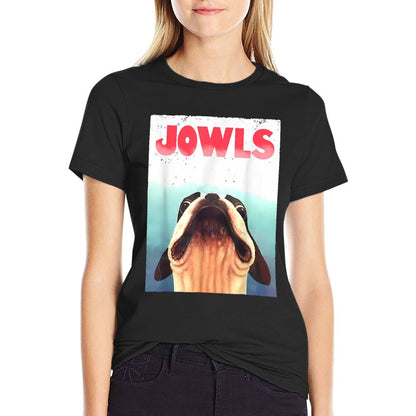 Funny Boston Terriers Jowls Dog Mom, Dog Dad T-Shirt