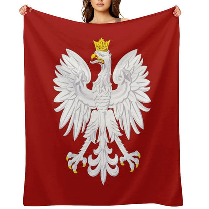 Polish Eagle Throw Blanket