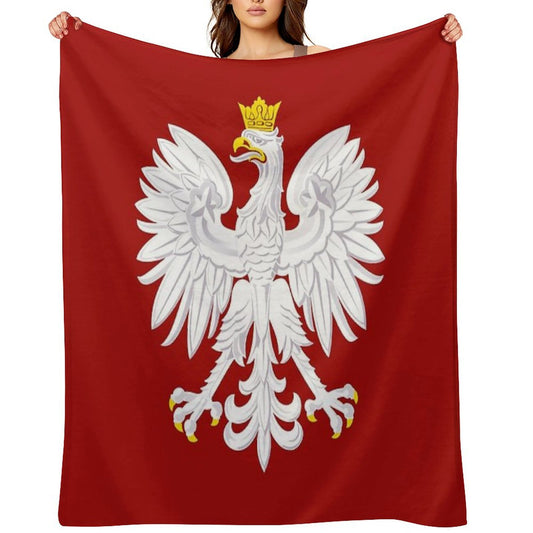 Polish Eagle Throw Blanket