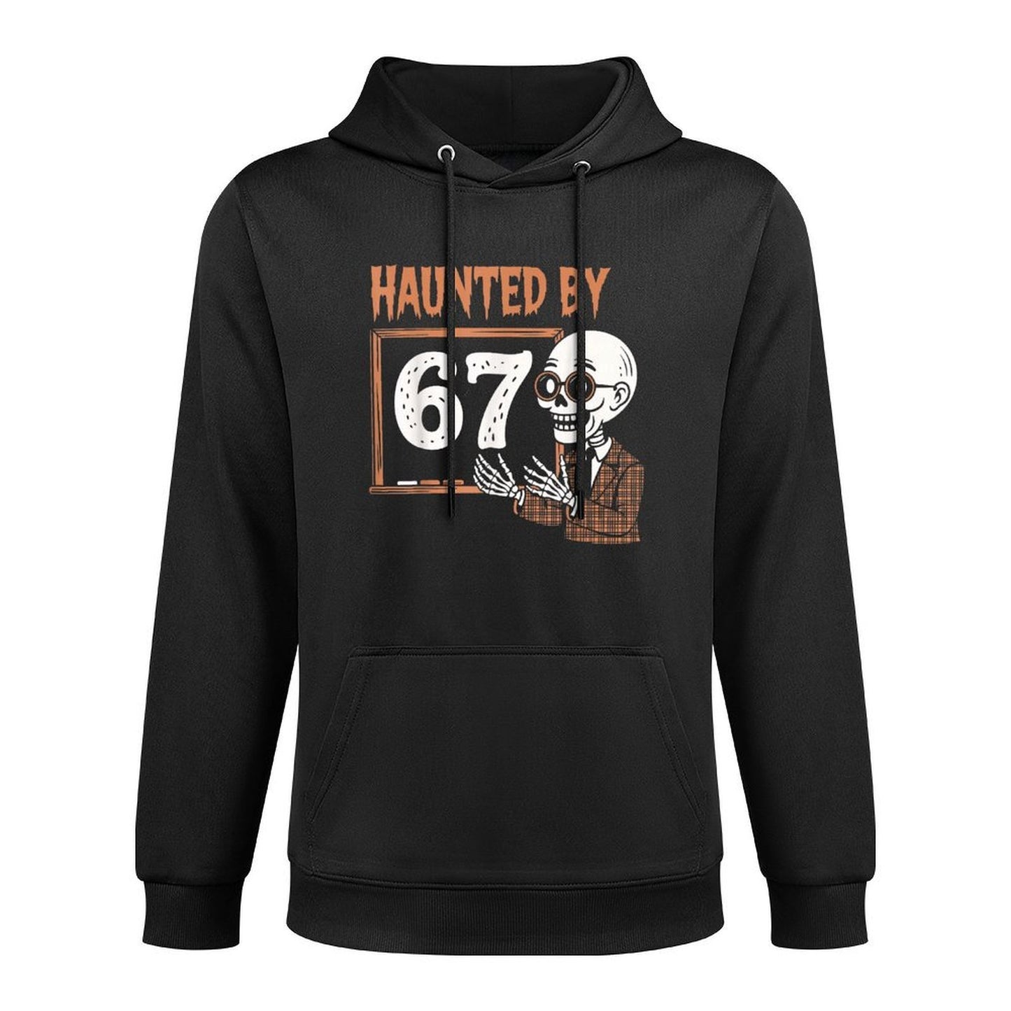 Haunted by 67 Halloween Funny 67 Meme Six Seven Teacher Easy Care Hoodie