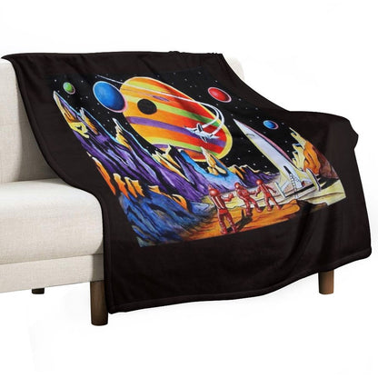 NEW WORLDS Throw Blanket