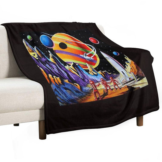 NEW WORLDS Throw Blanket