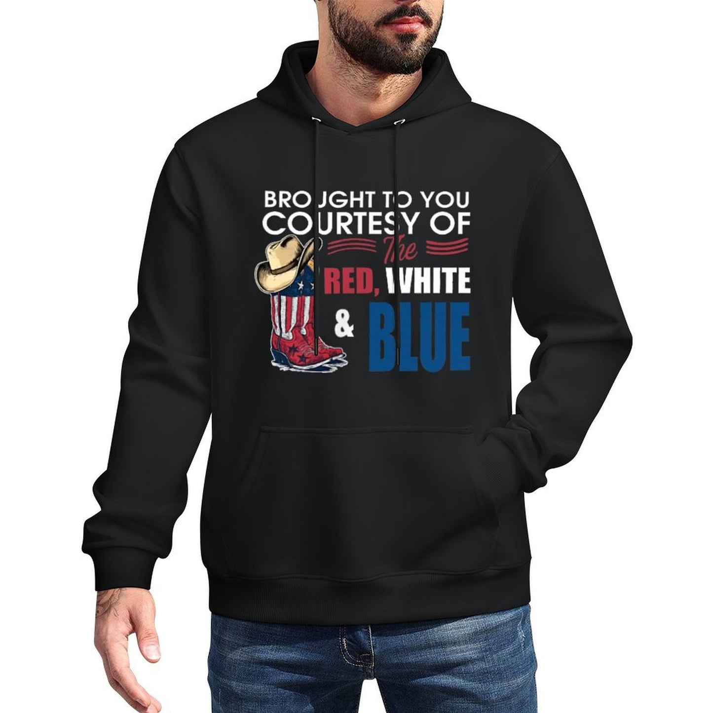 Well Put A Boot In Your Ass, Western Country Music Trendy Shrink-Resistant Hoodie