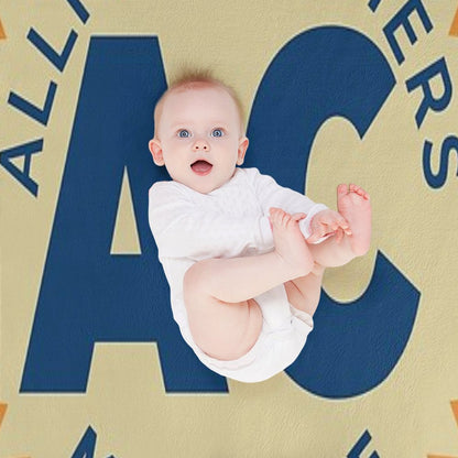 Allis Chalmers Retro Logo Throw Blanket