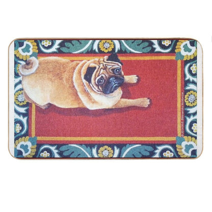 Pug on A Rug Bath Mat
