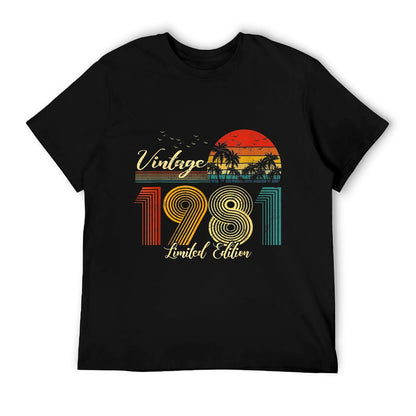 Vintage 1981 Limited Edition Men Women - 42 Birthday T-Shirt