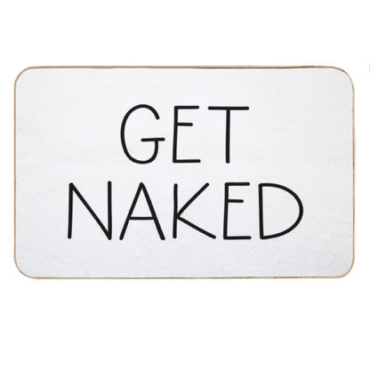Get Naked White Bath Mat