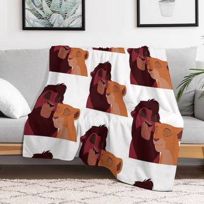 Kovu And Kiara Throw Blanket