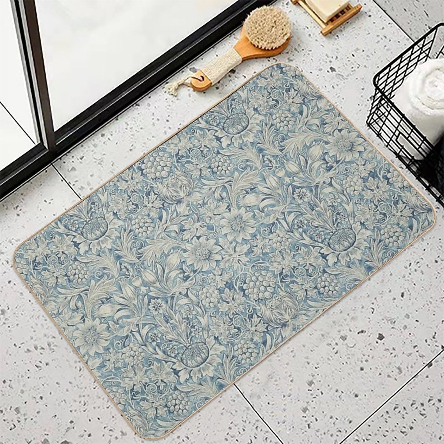 William Morris Sunflower Bath Mat