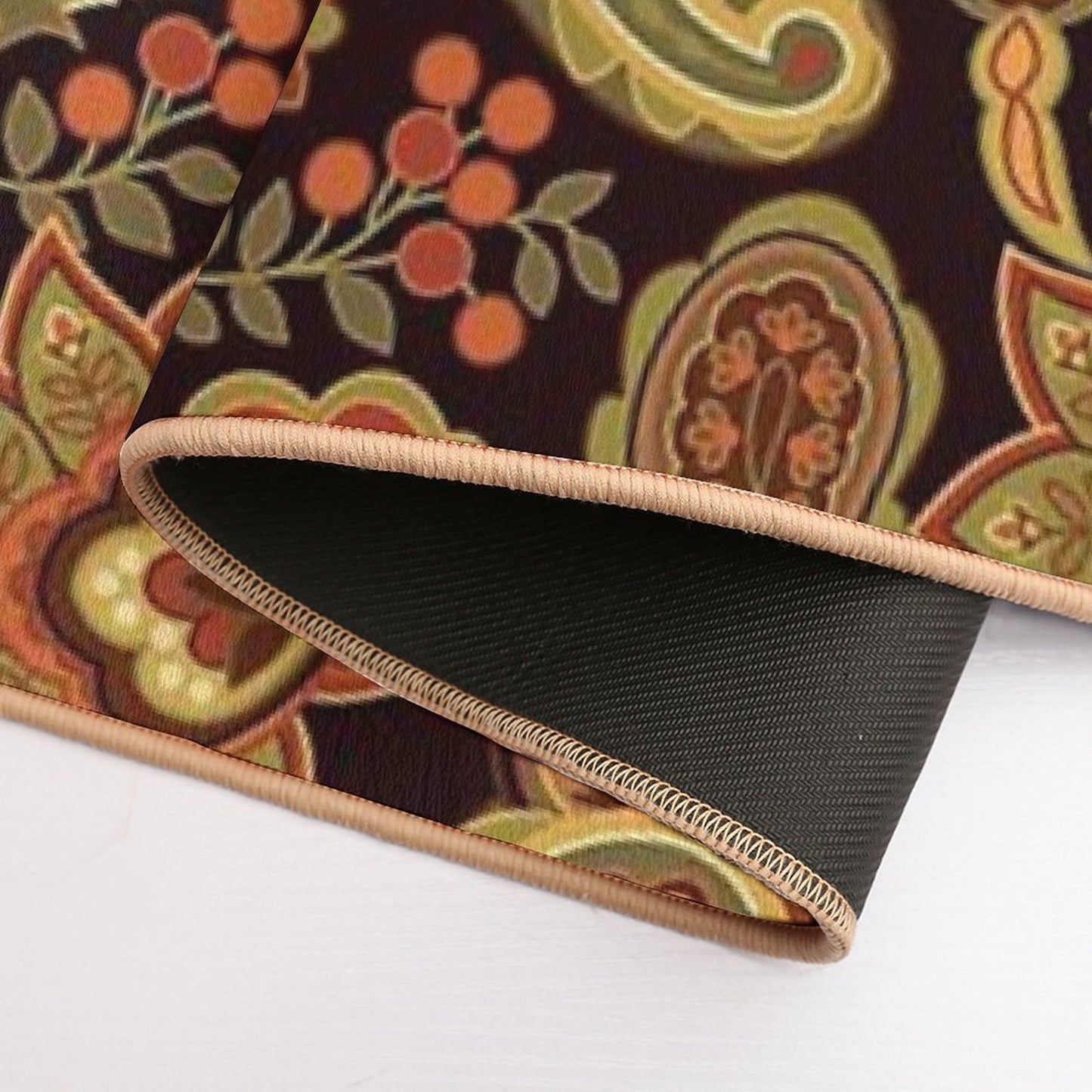 Autumn Paisley Bath Mat