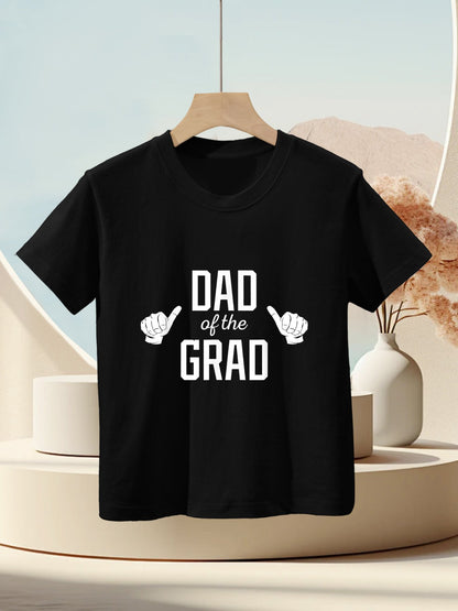 Dad of The Grad School College University Graduation Kids T-Shirt