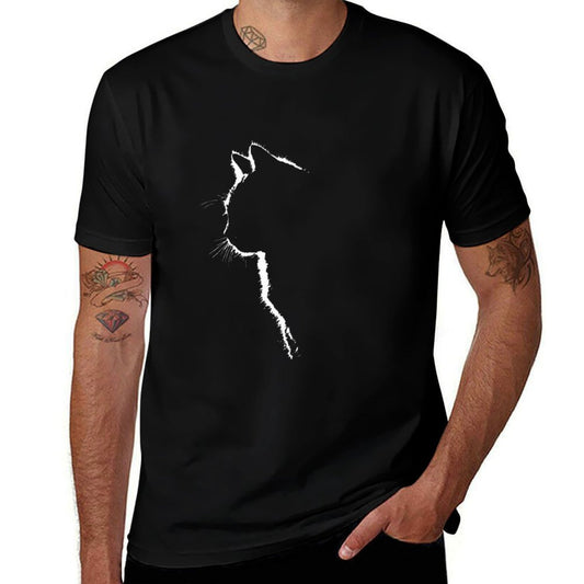 Cat Silhouette  Durable T-Shirt