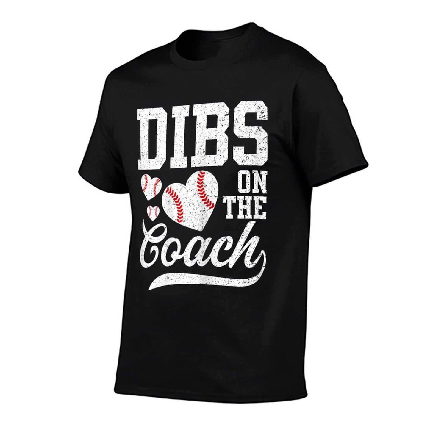 Womens Womens Dibs On The Coach - Coach&#39;s Wife Quote Baseball Mom T-Shirt