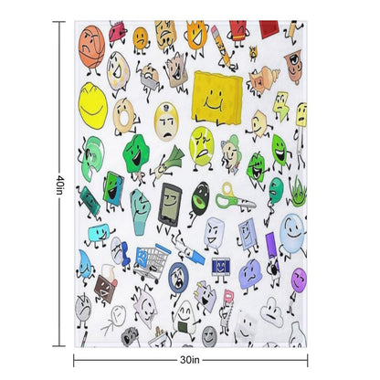 BFB And TPOT Full Cast Throw Blanket