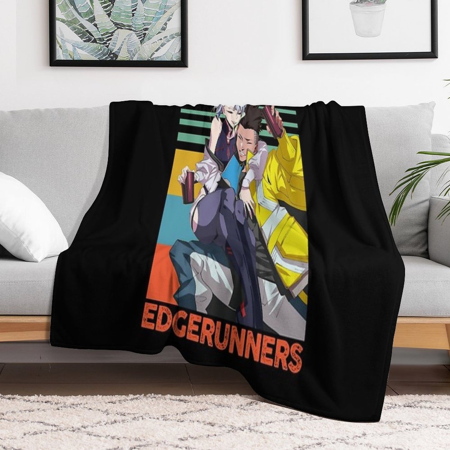CYBERPUNK - EDGERUNNERS Throw Blanket