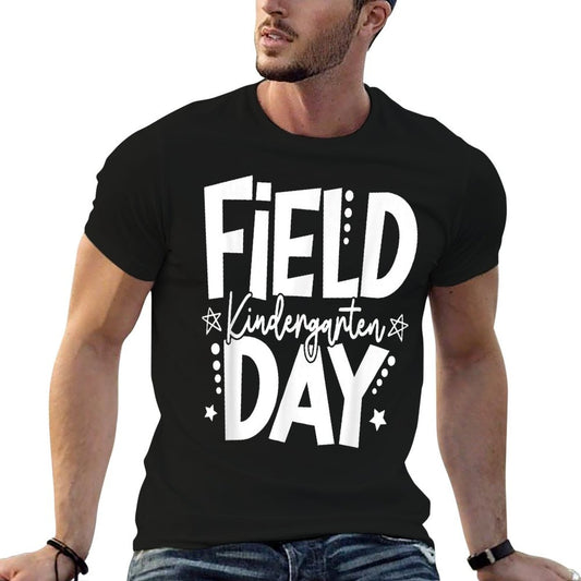 Kindergarten Field Day 2025 Let The Games Begin Kids Teacher T-Shirt