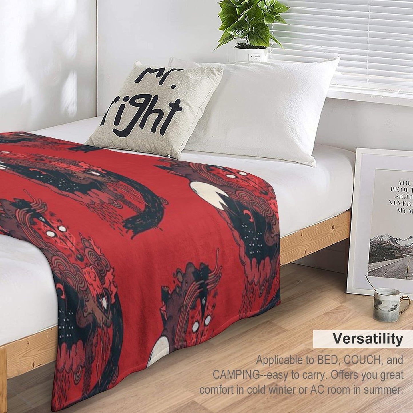 Leader of The Pack Throw Blanket