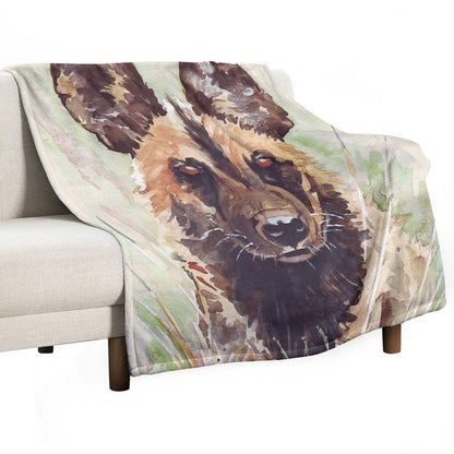 African Wild Dog Throw Blanket