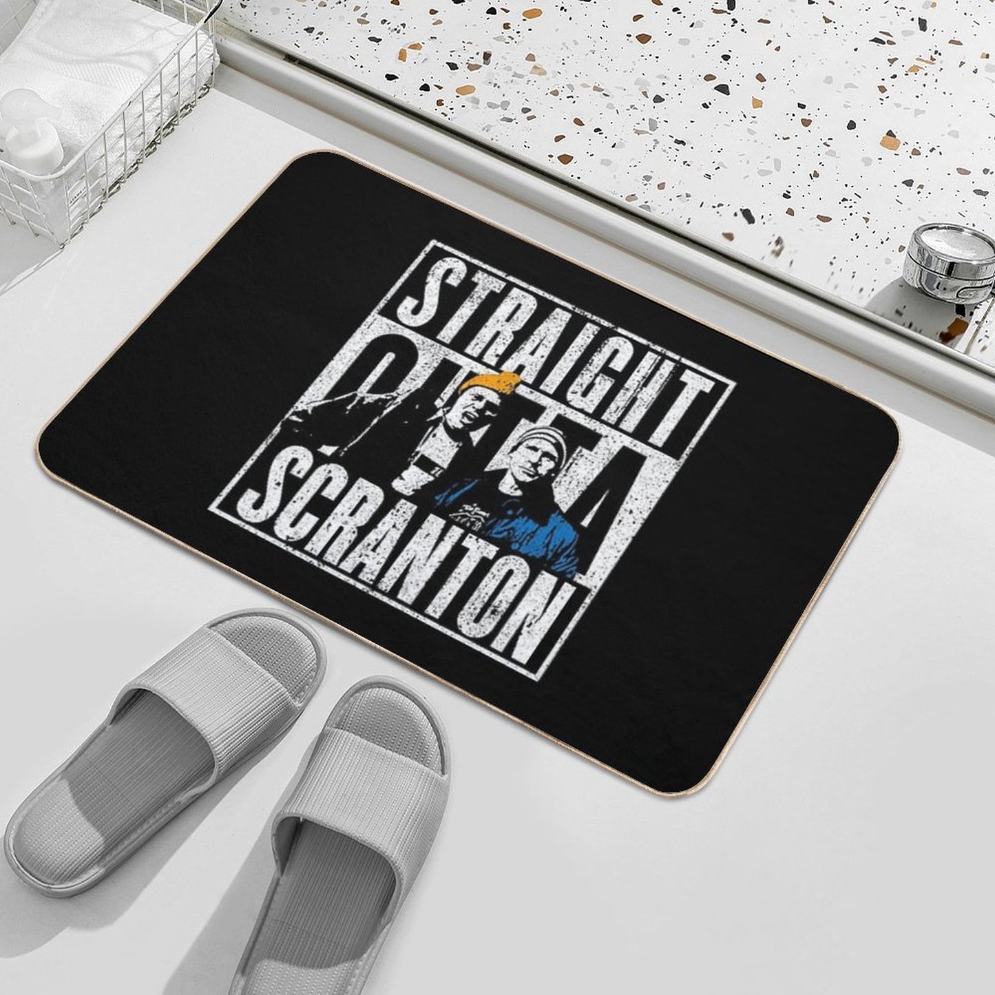 Straight Outta Scranton - Lazy Scranton Bath Mat