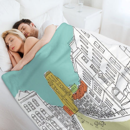 Park Street, Bristol, UK Throw Blanket