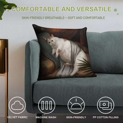 Crying in Renaissance Soft Short Plush Fabric Throw Pillow