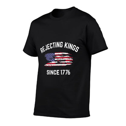 Rejecting Kings Since 1776 Patriotic USA 4th Of July  Moisture-wicking T-Shirt