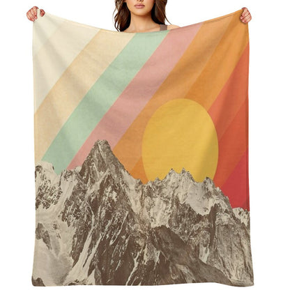 Mountainscape #1 Throw Blanket