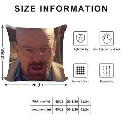 Walter White Meme Soft Easy Maintenance Throw Pillow