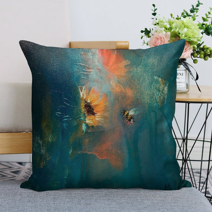 Underglow Linen Throw Pillow Cover