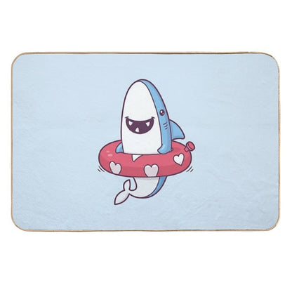 Shark Summer Fun  High-Traffic Bath Mat