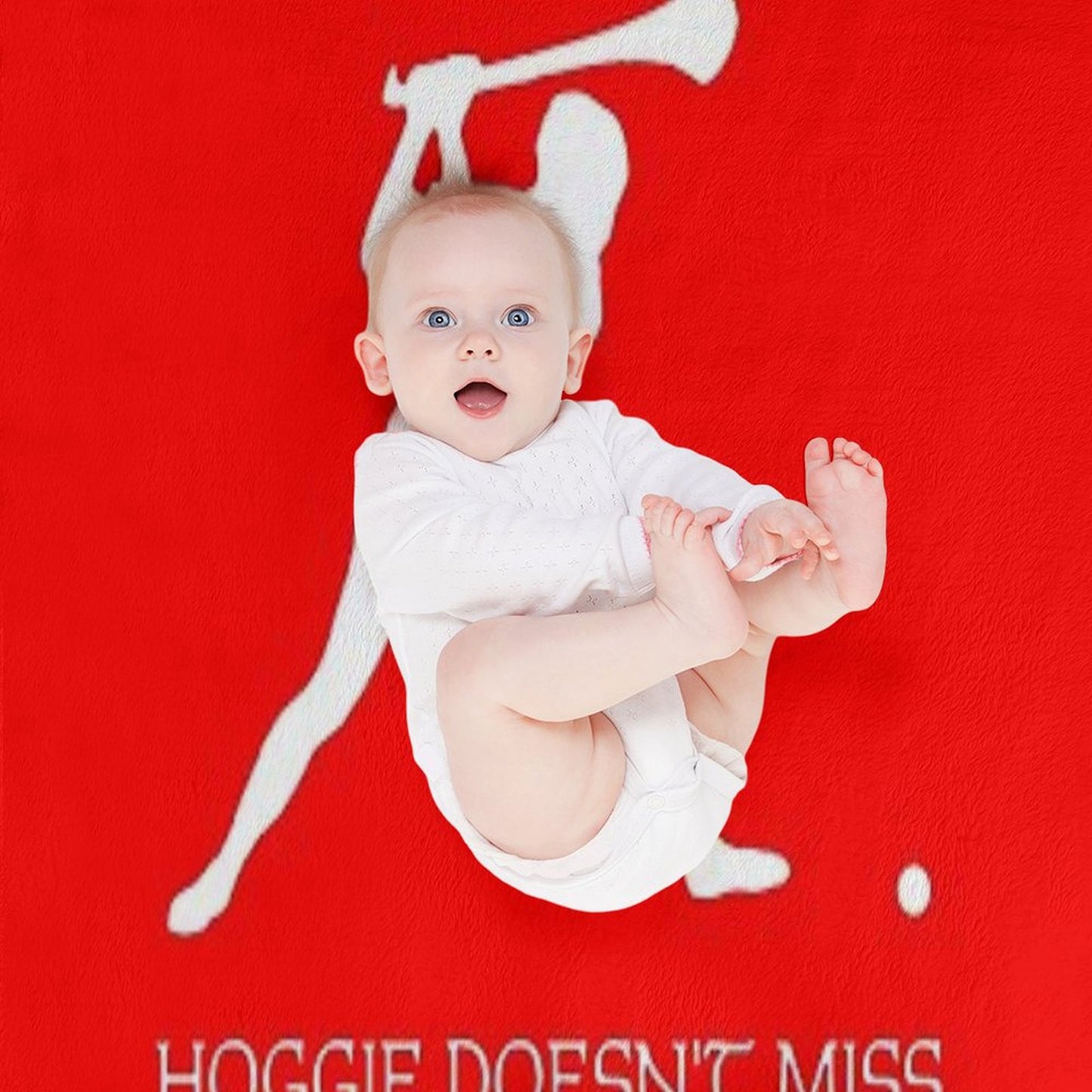 Hoggie Doesn't Miss! Throw Blanket