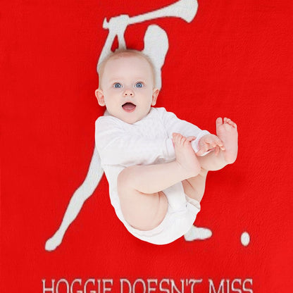Hoggie Doesn't Miss! Throw Blanket