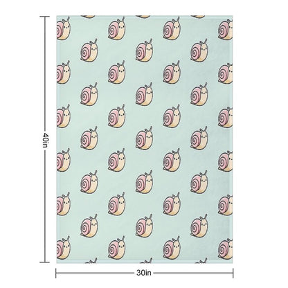 Snail Throw Blanket