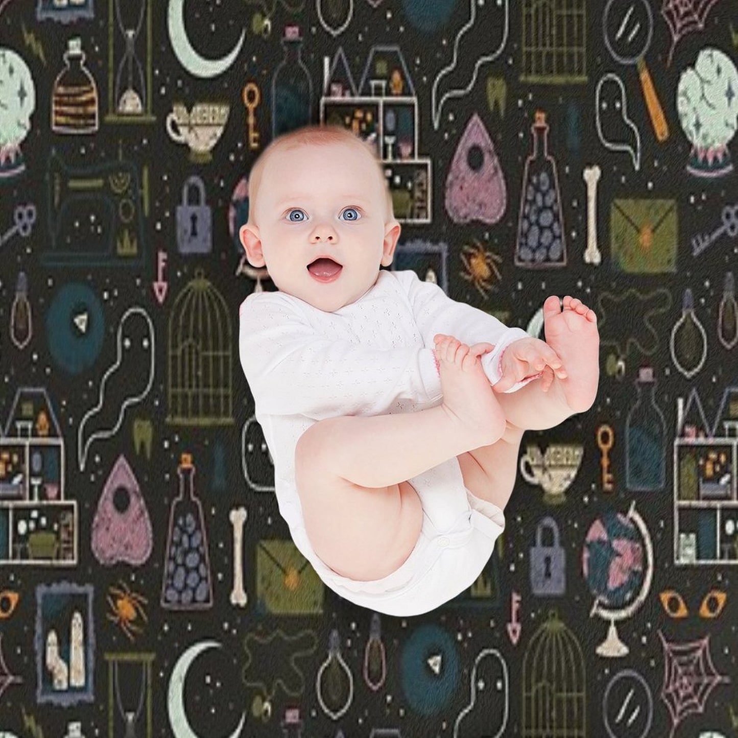 Haunted Attic Throw Blanket