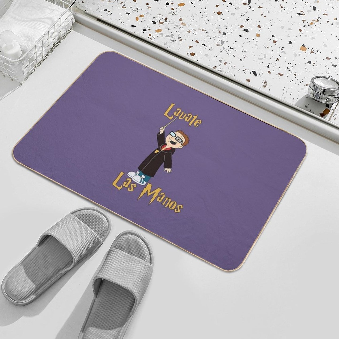 American Dad Lavate Las Manos Bath Mat