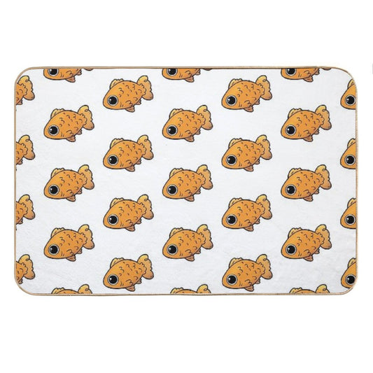 Cute Goldfish Cartoon Pet Bath Mat