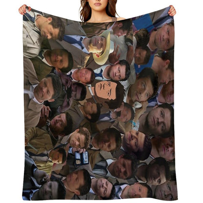 Castiel Collage Blanket Throw Blanket