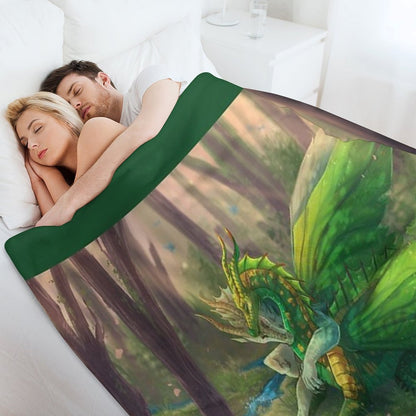 Wings of Fire - Sundew And Willow Throw Blanket