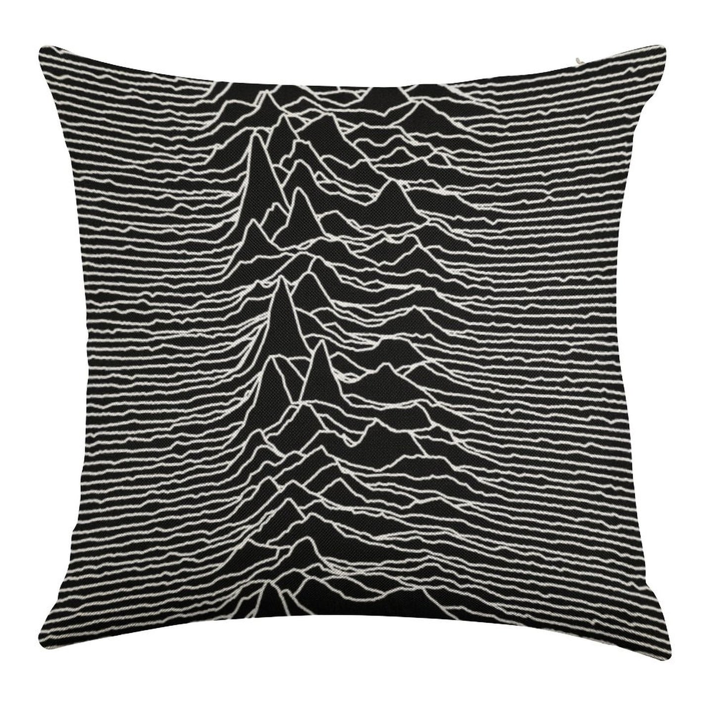 Unknown Pleasures [J01] Linen Throw Pillow Cover