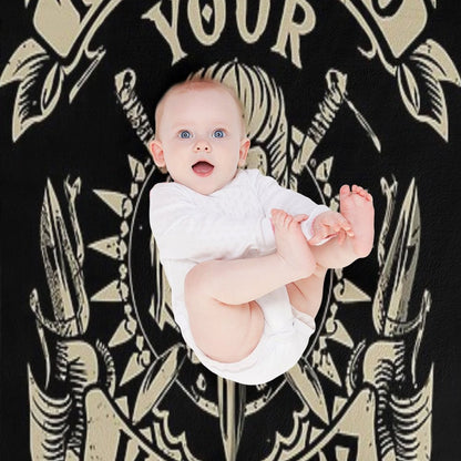 Toss A Coin To Your Witcher Geralt of Rivia Throw Blanket