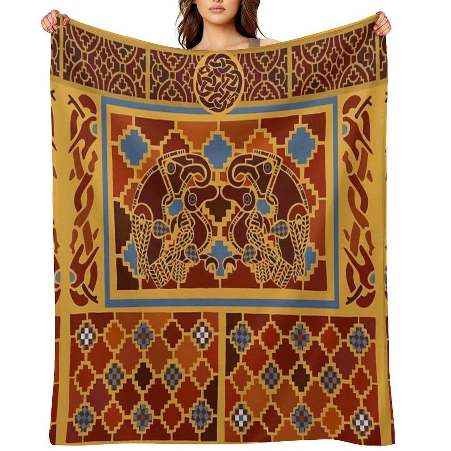 Imagining Sutton Hoo The Eagles Throw Blanket