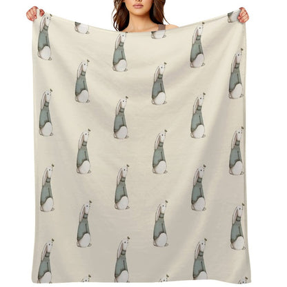 Blue Jumper Throw Blanket