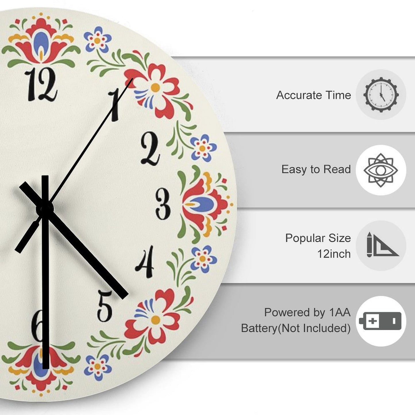 Scandinavian Clock Wall Clock