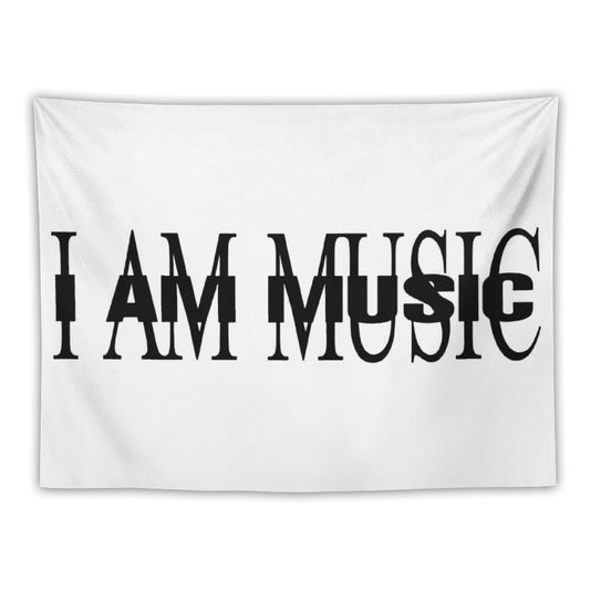 I AM MUSIC Album Cover Tapestry