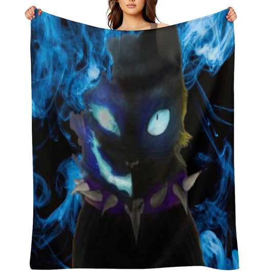 SCOURGE Warrior Cat Throw Blanket