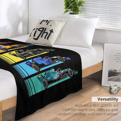 Formula Racing Cars 2023 Throw Blanket
