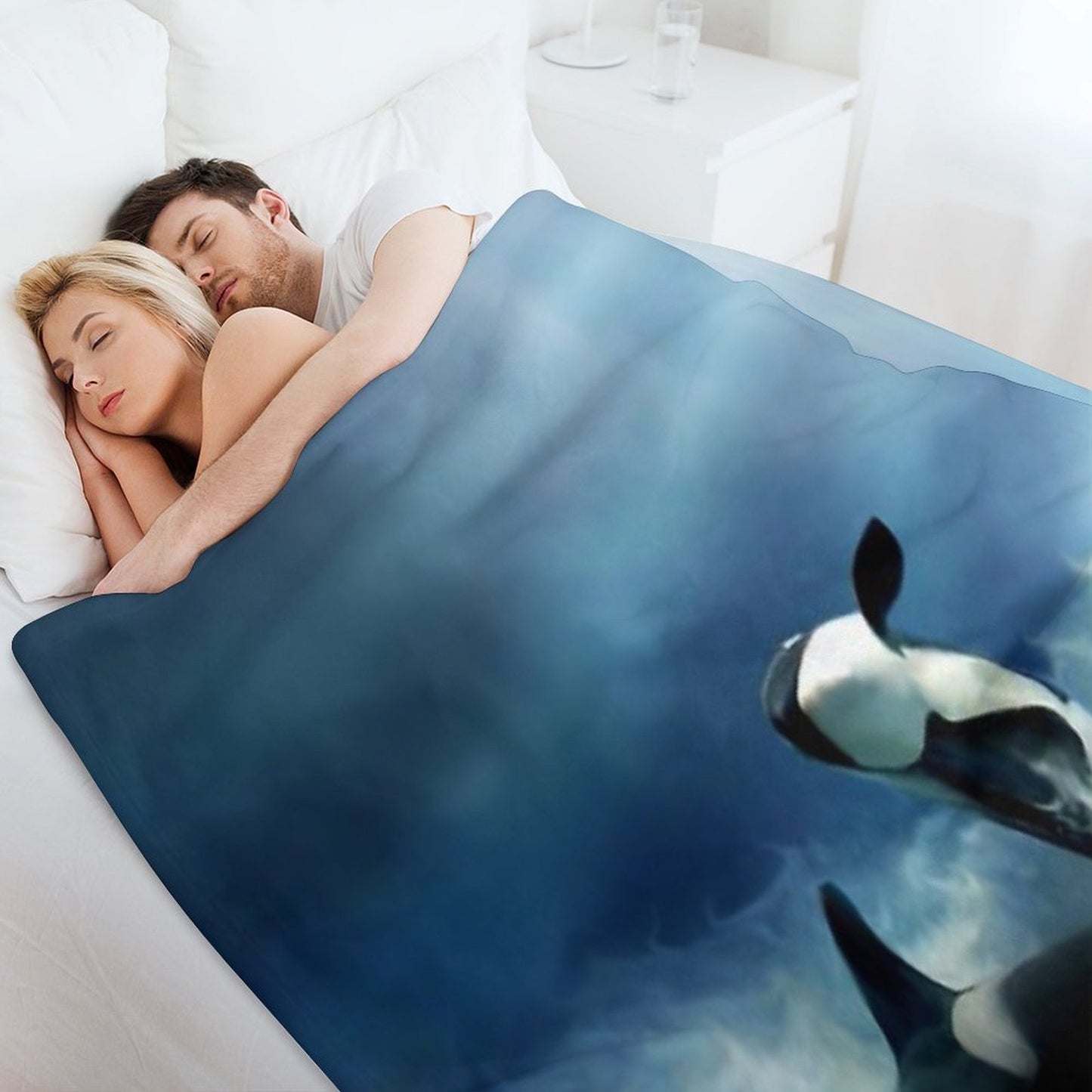 Orca Throw Blanket