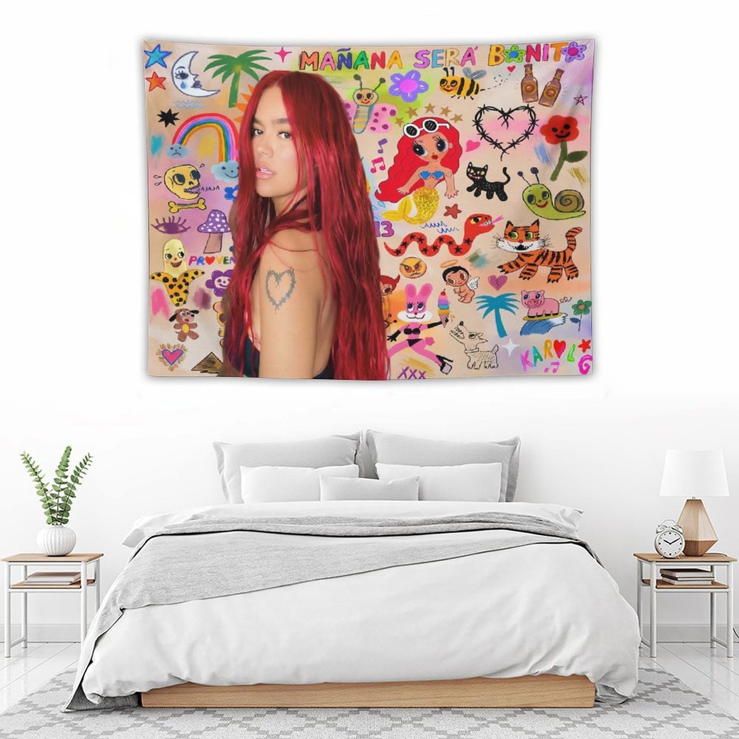 Karol Merch G Manana Sera Bonito Tapestry